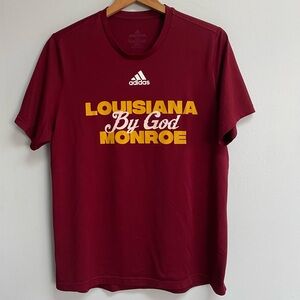 ADIDAS LOUISIANA MONROE TEE - LARGE